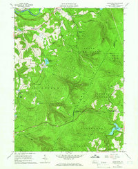 preview thumbnail of historical topo map of Westmoreland County, PA in 1964