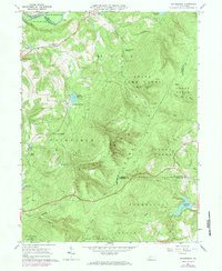 preview thumbnail of historical topo map of Westmoreland County, PA in 1973