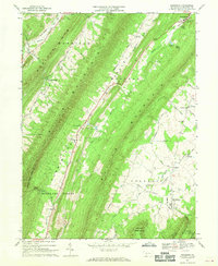 Download a high-resolution, GPS-compatible USGS topo map for Rainsburg, PA (1970 edition)