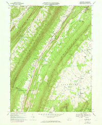 Download a high-resolution, GPS-compatible USGS topo map for Rainsburg, PA (1973 edition)