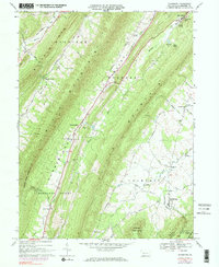 Download a high-resolution, GPS-compatible USGS topo map for Rainsburg, PA (1984 edition)