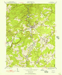 Download a high-resolution, GPS-compatible USGS topo map for Ramey, PA (1955 edition)