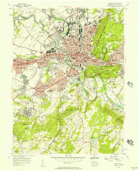 Download a high-resolution, GPS-compatible USGS topo map for Reading, PA (1957 edition)