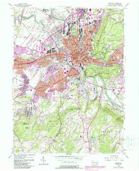 Download a high-resolution, GPS-compatible USGS topo map for Reading, PA (1988 edition)