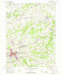 Download a high-resolution, GPS-compatible USGS topo map for Red Lion, PA (1975 edition)