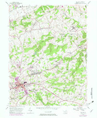 Download a high-resolution, GPS-compatible USGS topo map for Red Lion, PA (1974 edition)