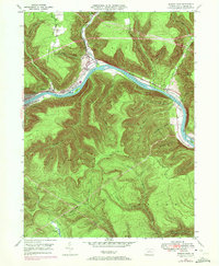 Download a high-resolution, GPS-compatible USGS topo map for Renovo East, PA (1972 edition)