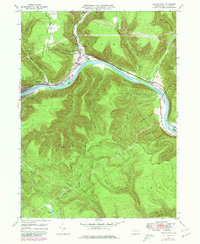 preview thumbnail of historical topo map of Clinton County, PA in 1946