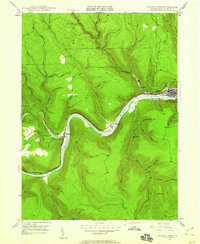 Download a high-resolution, GPS-compatible USGS topo map for Renovo West, PA (1959 edition)