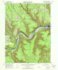 Download a high-resolution, GPS-compatible USGS topo map for Renovo West, PA (1971 edition)