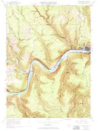 Download a high-resolution, GPS-compatible USGS topo map for Renovo West, PA (1972 edition)