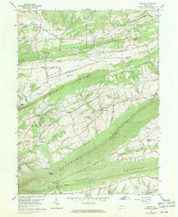 Download a high-resolution, GPS-compatible USGS topo map for Reward, PA (1971 edition)