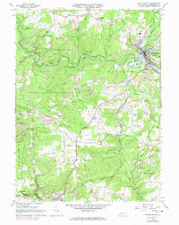 Download a high-resolution, GPS-compatible USGS topo map for Reynoldsville, PA (1973 edition)