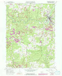 Download a high-resolution, GPS-compatible USGS topo map for Reynoldsville, PA (1991 edition)