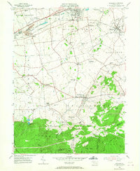 Download a high-resolution, GPS-compatible USGS topo map for Richland, PA (1967 edition)