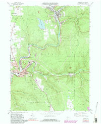 Download a high-resolution, GPS-compatible USGS topo map for Ridgway, PA (1991 edition)
