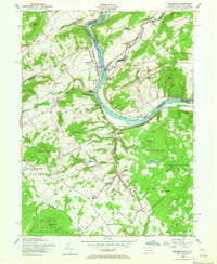 Download a high-resolution, GPS-compatible USGS topo map for Riegelsville, PA (1966 edition)