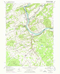 Download a high-resolution, GPS-compatible USGS topo map for Riegelsville, PA (1974 edition)
