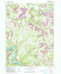 Download a high-resolution, GPS-compatible USGS topo map for Rimersburg, PA (1982 edition)