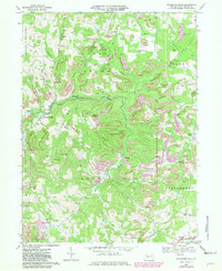 Download a high-resolution, GPS-compatible USGS topo map for Rochester Mills, PA (1981 edition)
