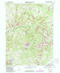 Download a high-resolution, GPS-compatible USGS topo map for Rochester Mills, PA (1989 edition)
