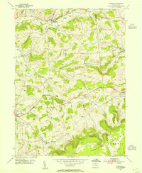 Download a high-resolution, GPS-compatible USGS topo map for Roseville, PA (1954 edition)