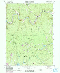 Download a high-resolution, GPS-compatible USGS topo map for Rowland, PA (1984 edition)