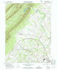 Download a high-resolution, GPS-compatible USGS topo map for Roxbury, PA (1986 edition)