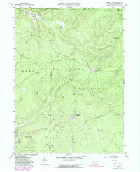 preview thumbnail of historical topo map of Elk County, PA in 1966
