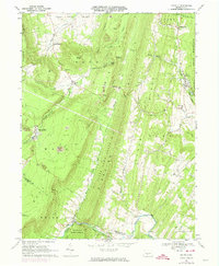 Download a high-resolution, GPS-compatible USGS topo map for Saltillo, PA (1974 edition)