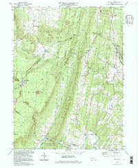 Download a high-resolution, GPS-compatible USGS topo map for Saltillo, PA (1997 edition)