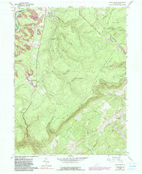 Download a high-resolution, GPS-compatible USGS topo map for Sandy Ridge, PA (1990 edition)