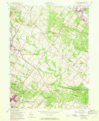 preview thumbnail of historical topo map of Montgomery County, PA in 1957