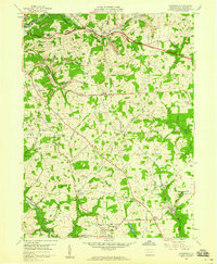Download a high-resolution, GPS-compatible USGS topo map for Saxonburg, PA (1959 edition)
