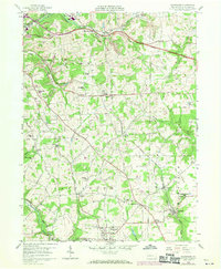 Download a high-resolution, GPS-compatible USGS topo map for Saxonburg, PA (1970 edition)