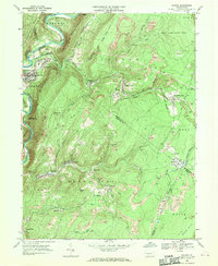 Download a high-resolution, GPS-compatible USGS topo map for Saxton, PA (1970 edition)