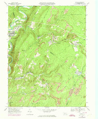 Download a high-resolution, GPS-compatible USGS topo map for Saxton, PA (1974 edition)
