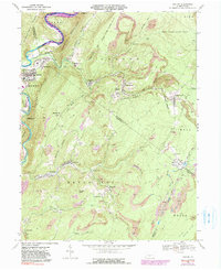 Download a high-resolution, GPS-compatible USGS topo map for Saxton, PA (1991 edition)