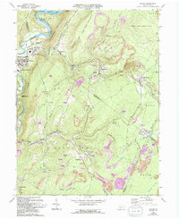 Download a high-resolution, GPS-compatible USGS topo map for Saxton, PA (1994 edition)