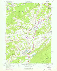 Download a high-resolution, GPS-compatible USGS topo map for Saylorsburg, PA (1976 edition)