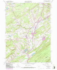 Download a high-resolution, GPS-compatible USGS topo map for Saylorsburg, PA (1987 edition)