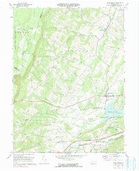 Download a high-resolution, GPS-compatible USGS topo map for Schellsburg, PA (1991 edition)