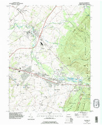 Download a high-resolution, GPS-compatible USGS topo map for Scotland, PA (1995 edition)