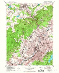 Download a high-resolution, GPS-compatible USGS topo map for Scranton, PA (1968 edition)