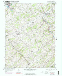 Download a high-resolution, GPS-compatible USGS topo map for Seven Valleys, PA (1981 edition)