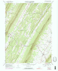 Download a high-resolution, GPS-compatible USGS topo map for Shade Gap, PA (1990 edition)
