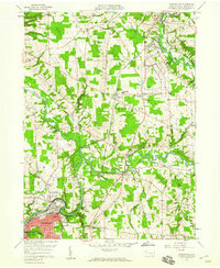 1958 Map of Sharpsville, 1959 Print