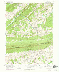 Download a high-resolution, GPS-compatible USGS topo map for Shermans Dale, PA (1969 edition)