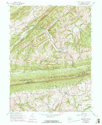 Download a high-resolution, GPS-compatible USGS topo map for Shermans Dale, PA (1990 edition)