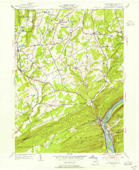 Download a high-resolution, GPS-compatible USGS topo map for Shickshinny, PA (1955 edition)